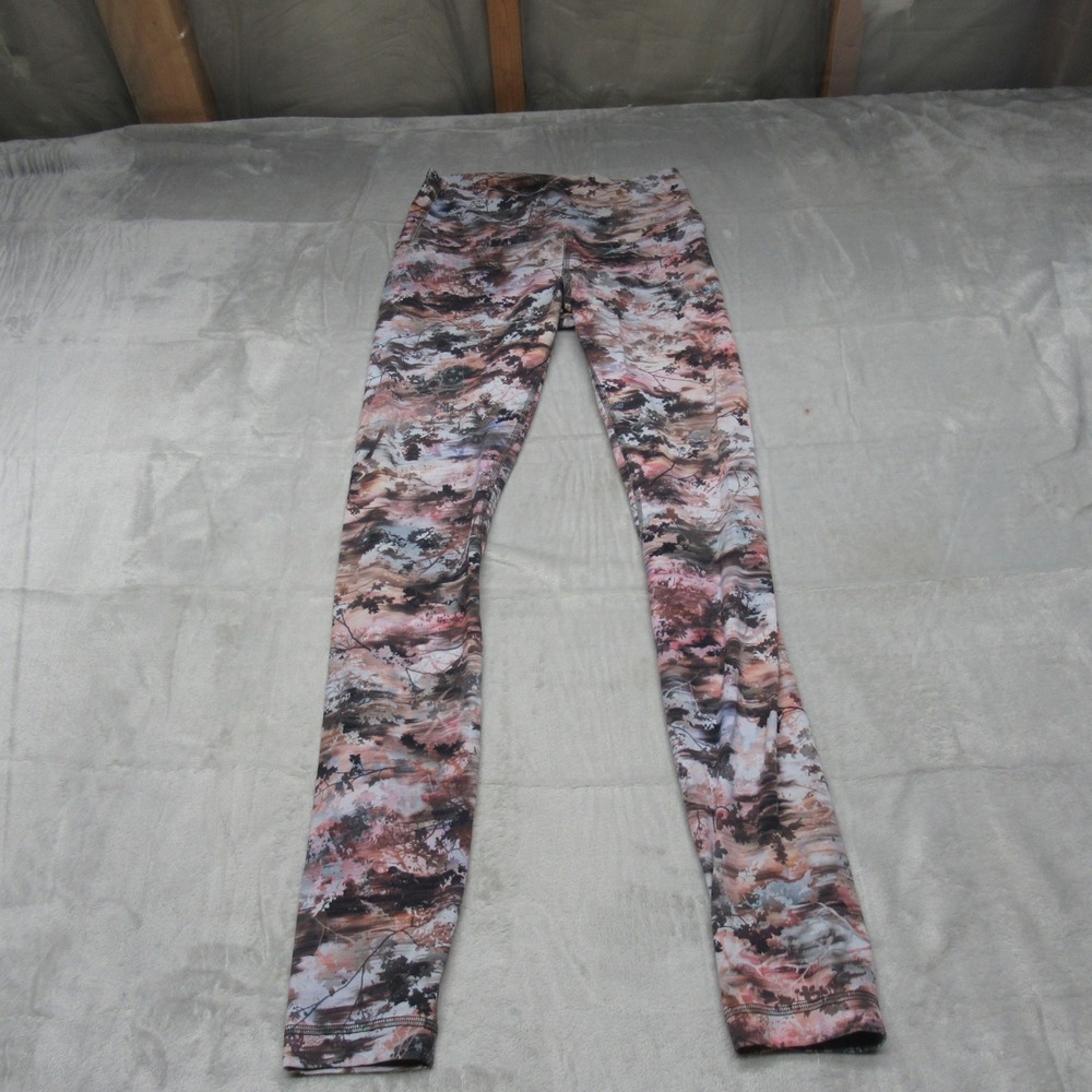 Lululemon Leggings Womens 4? Rose Floral Align High-Rise Pant Stretch Yoga 24x28